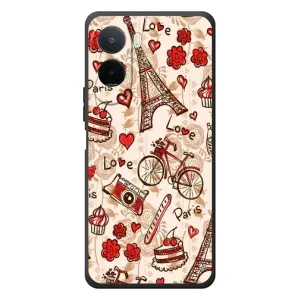 Чехол с Эйфелевой башней на Xiaomi Poco C81 Pro (Париж мечта)