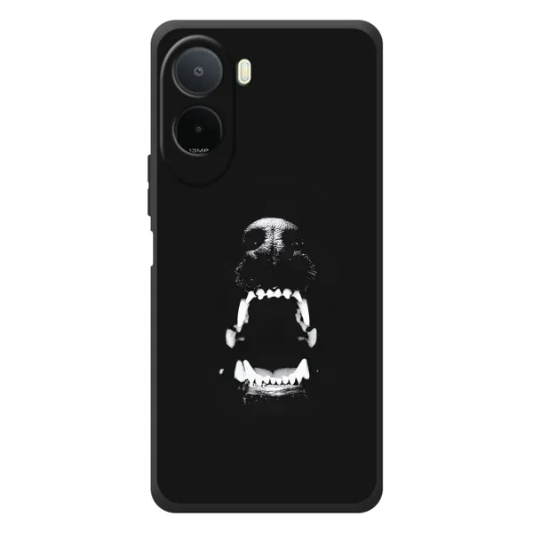 Чехол с рисунком «Пасть добермана» для Xiaomi Poco C81 Pro