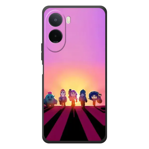 Чехол с рисунком «Персонажи в закате» для Xiaomi Poco C81 Pro Чехол с рисунком «Персонажи в закате» для Xiaomi Poco C81 Pro