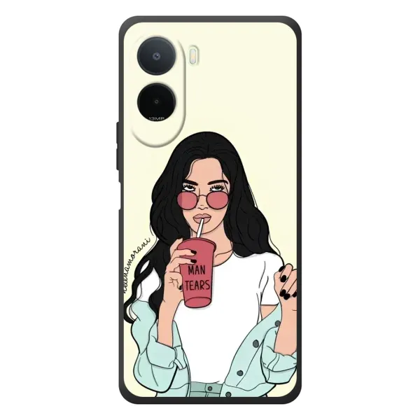 Чехол с рисунком «С напитком» для Xiaomi Poco C81 Pro Чехол с рисунком «С напитком» для Xiaomi Poco C81 Pro