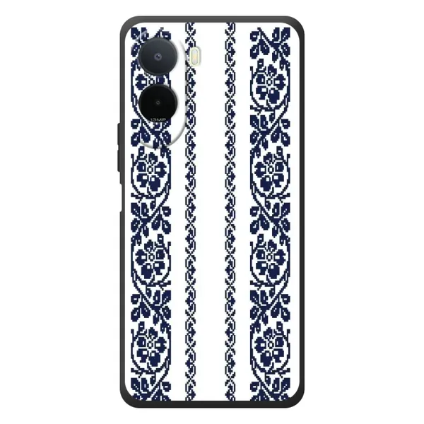 Чехол с рисунком «Синяя вышиванка» для Xiaomi Poco C81 Pro Чехол с рисунком «Синяя вышиванка» для Xiaomi Poco C81 Pro