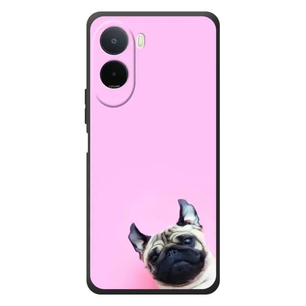 Чехол с рисунком «Собака на розовом» для Xiaomi Poco C81 Pro Чехол с рисунком «Собака на розовом» для Xiaomi Poco C81 Pro