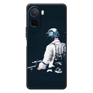 Чохол з картинкою "Герой Pubg" на Xiaomi Poco C81 Pro (В екіперівці)