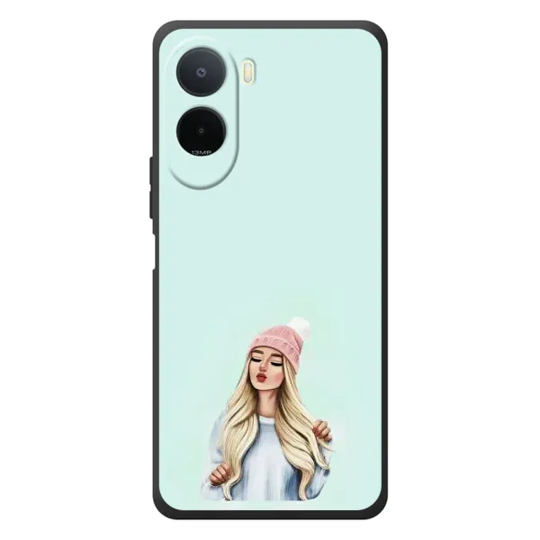 Чехол с рисунком «В шапке» для Xiaomi Poco C81 Pro Чехол с рисунком «В шапке» для Xiaomi Poco C81 Pro