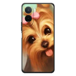 Чехол (ТПУ) Милые собачки для Xiaomi Poco C81 Pro (Йоршенский терьер)