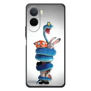 Силиконовый чехол с принтом Зоотрополіс для Xiaomi Poco C81 Pro (Змея Зоо)
