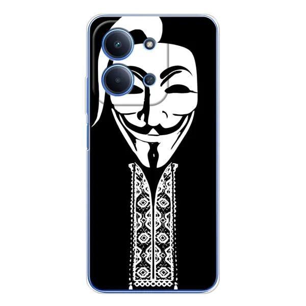Чехол с рисунком «Анонимус» для Xiaomi Poco C85 Чехол с рисунком «Анонимус» для Xiaomi Poco C85