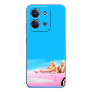 Силиконовый Чехол Барби Фильм на Xiaomi Poco C85 (Барби и Кен)
