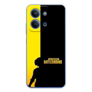 Чехол (TPU) с картинкой "Лого Пабг" на Шяоми Поко С85 (Battlegrounds)