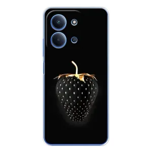 Чохол з зображенням смачної їжі для Xiaomi Poco C85 (Чорна полуниця)