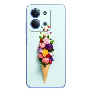 Чехлы с тематикой "ЦВЕТЫ" на Xiaomi Poco C85 (Цветок-мороженное)