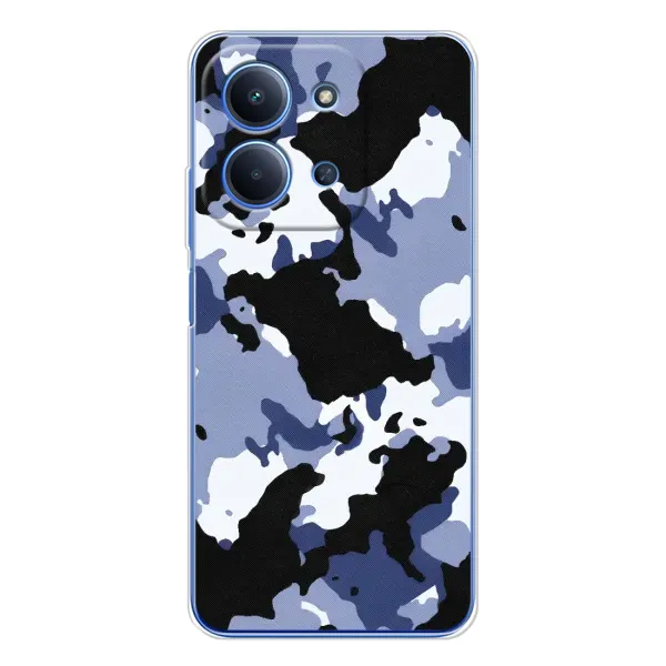 Чехол с рисунком «Камуфляжный Серый» для Xiaomi Poco C85 Чехол с рисунком «Камуфляжный Серый» для Xiaomi Poco C85
