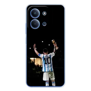 Чехлы Лео Месси Аргентина для Xiaomi Poco C85 (Лео Чемпион)