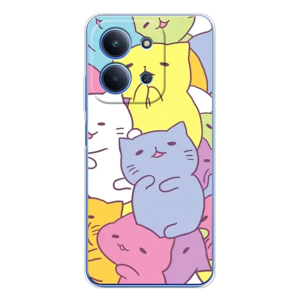 Чехол с рисунком «Милые котики» для Xiaomi Poco C85 Чехол с рисунком «Милые котики» для Xiaomi Poco C85