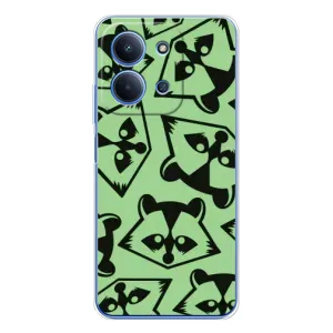 Силіконовий Чохол з Энотами на Xiaomi Poco C85 (Мордочки Єнота)