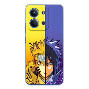 Купить Чехлы на телефон с принтом Anime для Xiaomi Poco C85 (Naruto Vs Sasuke)