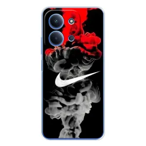 Силіконовый Чохол на Xiaomi Poco C85 з картинкою НАЙК (Nike дим)