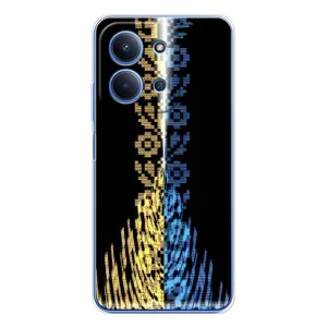 Силиконовый Чехол на Xiaomi Poco C85 (Патриотическая вышиванка)