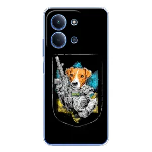 Чехол с принтом для Xiaomi Poco C85 (Патрон Воин)