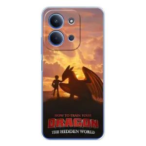 Чехол дракон Беззубик для Xiaomi Poco C85 (Постер Беззубика)