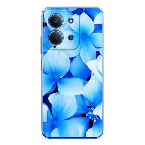 Чехол с рисунком «Синие цветы» для Xiaomi Poco C85 Чехол с рисунком «Синие цветы» для Xiaomi Poco C85