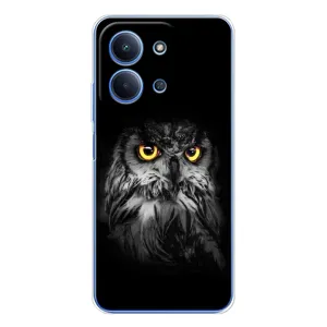 Чехлы с принтом СОВЫ для Xiaomi Poco C85 (Сова на чёрном)