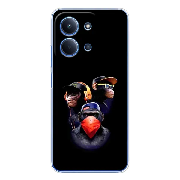 Чехол с рисунком «Три обезьяны» для Xiaomi Poco C85 Чехол с рисунком «Три обезьяны» для Xiaomi Poco C85