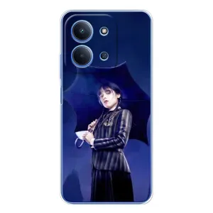Чехлы с принтом Уэнсдей на Xiaomi Poco C85 (Уэнсдей с зонтом)