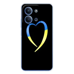 Силиконовый Чехол на Xiaomi Poco C85 (Я-Украина) (Украинское сердце)