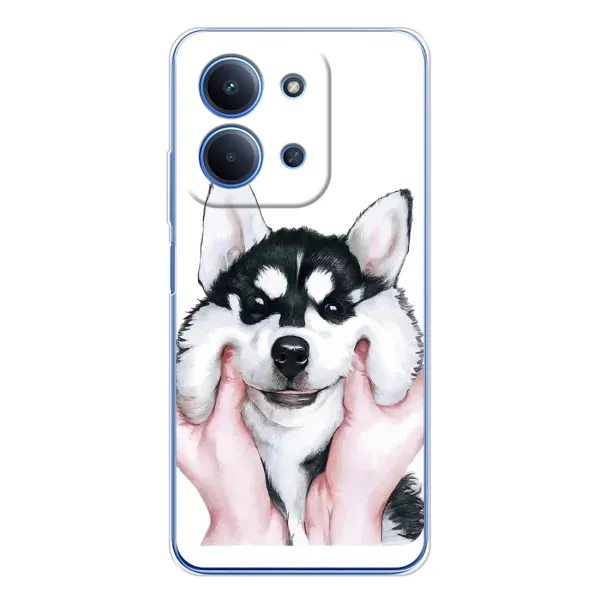 Чехол с рисунком «Собака Хаски» для Xiaomi Poco C85 Чехол с рисунком «Собака Хаски» для Xiaomi Poco C85