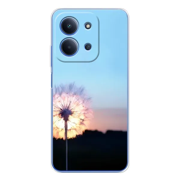 Чехол с рисунком «Закат с одуванчиком» для Xiaomi Poco C85 Чехол с рисунком «Закат с одуванчиком» для Xiaomi Poco C85
