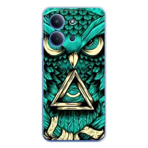 Чехлы с принтом СОВЫ для Xiaomi Poco C85 (Зеленая сова)