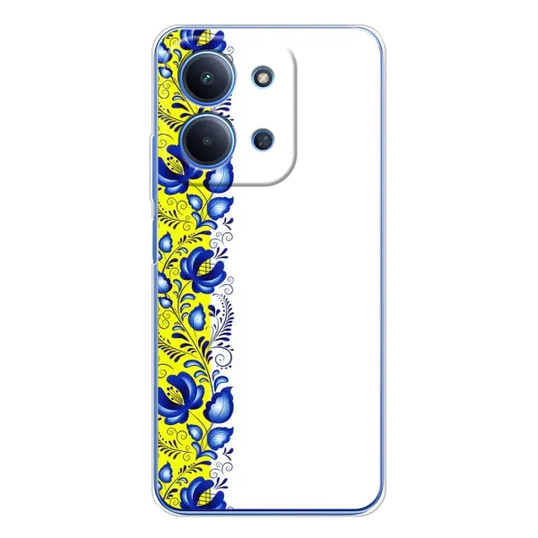 Чехол с рисунком «Желто-синяя вышиванка» для Xiaomi Poco C85 Чехол с рисунком «Желто-синяя вышиванка» для Xiaomi Poco C85