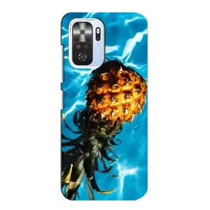 Чехол с изображением вкусной еды для Xiaomi POCO F3 (Ананас)