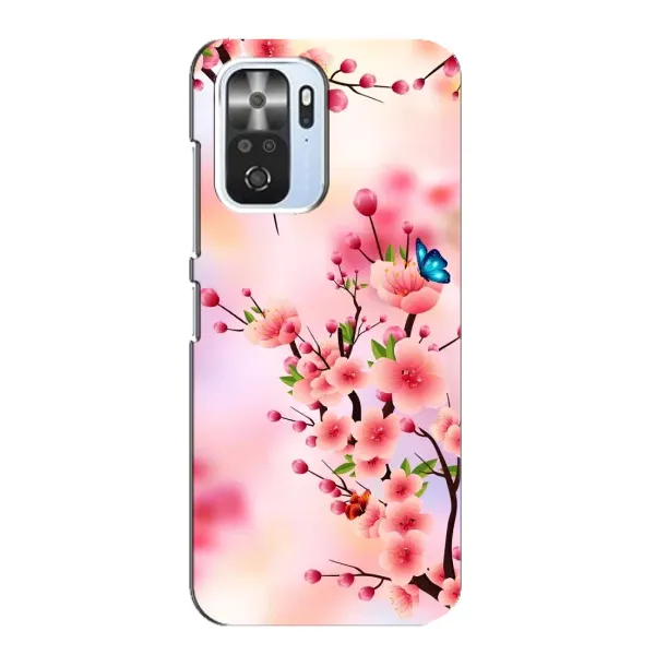 Чохол з малюнком «Метелики на сакурі» для Xiaomi POCO F3 Чохол з малюнком «Метелики на сакурі» для Xiaomi POCO F3