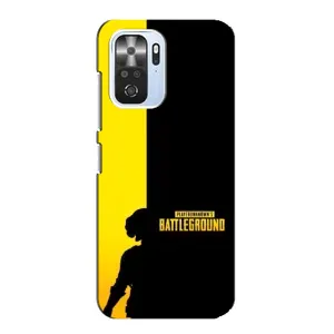 Чехол (TPU) с картинкой "Лого Пабг" на Поко Ф3 (Battlegrounds)
