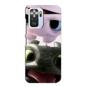 Чехол дракон Беззубик для Xiaomi POCO F3 (Беззубик и Дневная Злость)
