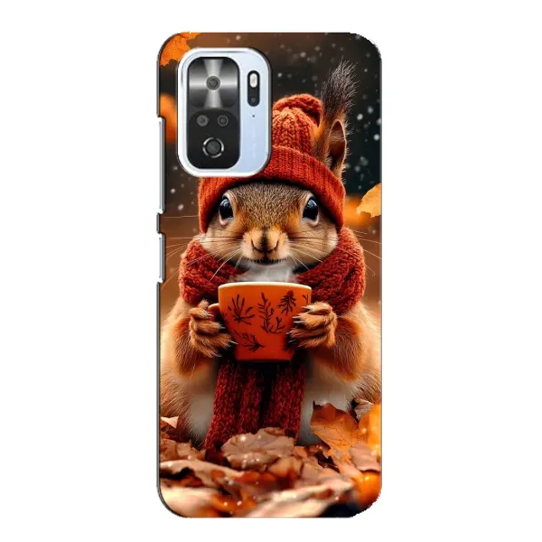 Чехол с рисунком «Белка с кофе» для Xiaomi POCO F3 Чехол с рисунком «Белка с кофе» для Xiaomi POCO F3