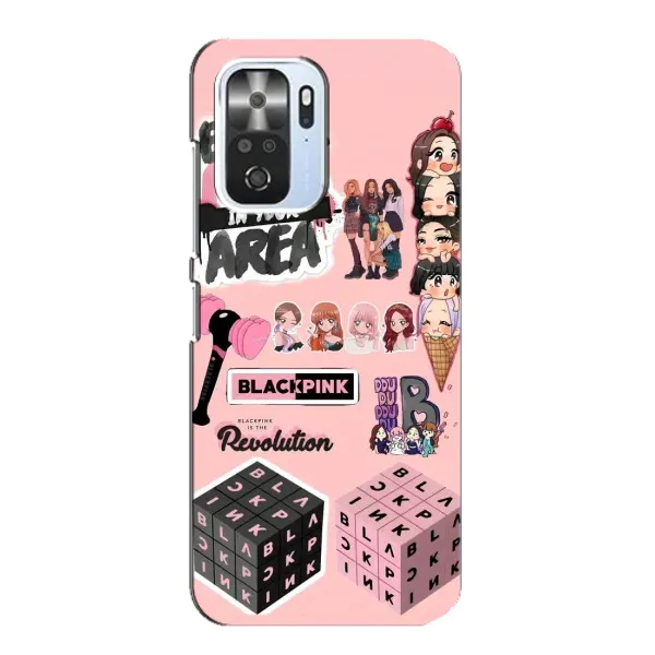 Чехол с рисунком «BLACK PINK коллаж» для Xiaomi POCO F3 Чехол с рисунком «BLACK PINK коллаж» для Xiaomi POCO F3