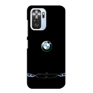 Силіконовий бампер з картинкою машини на Xiaomi POCO F3 (Чорний BMW)