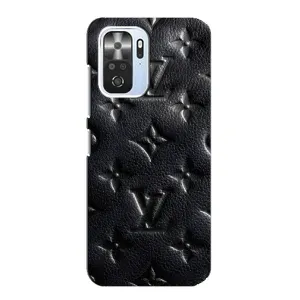 Текстурний Чохол Louis Vuitton для Поко Ф3 (Чорний ЛВ)