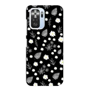 Чохли з тематикою "КВІТИ" на Xiaomi POCO F3 (цвітіння на чорному)
