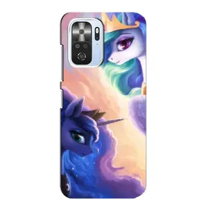 Чехол Unicorn на Xiaomi POCO F3 (Единорожки на тучках)