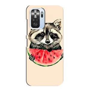 Силиконовый Чехол с Енотами на Xiaomi POCO F3 (Енот)