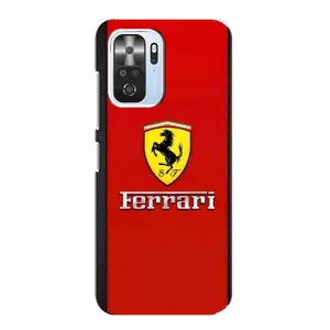 Силіконовий бампер з картинкою машини на Xiaomi POCO F3 (Ferrari Logo)