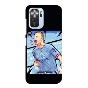 Чехлы с принтом для Xiaomi POCO F3 Футболист (гол Эрлинг Холланд)