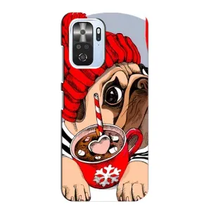 Бампер для Xiaomi POCO F3 с картинкой "Песики" (Грустная собака)