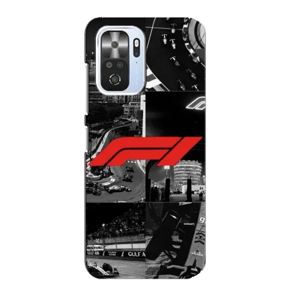 Чехол с рисунком «Коллаж Формула 1» для Xiaomi POCO F3 Чехол с рисунком «Коллаж Формула 1» для Xiaomi POCO F3