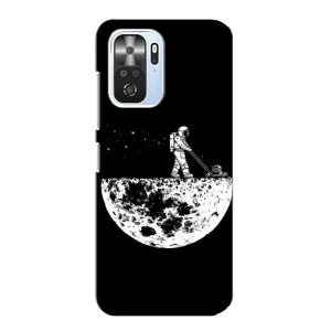 Силіконовый Чохол з принтом "Космонавти" на Xiaomi POCO F3 (Космонавт)