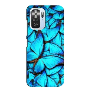 Силиконовый бампер с картинкой животных для Xiaomi POCO F3 (Крылья бабочек)